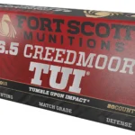 Fort Scott Munitions 65CM-140-SCV2 Tumble Upon Impact (TUI)  6.5Creedmoor 140gr Solid Copper Spun 20 Per Box/10 Case | Elite Firearms
