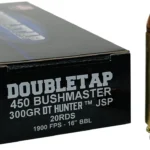 DoubleTap Ammunition 450B300SP   450Bushmaster 300gr Jacketed Soft Point 20 Per Box/25 Case | Elite Firearms