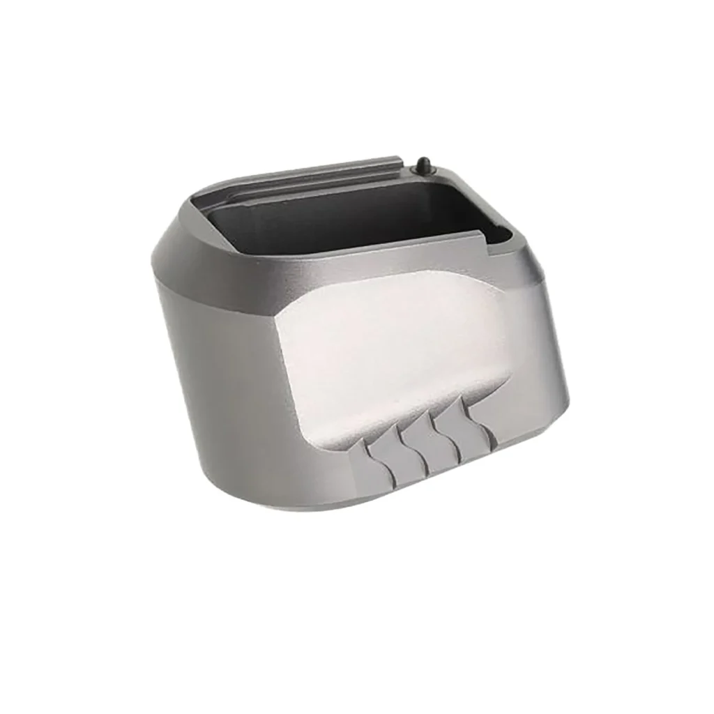 Tyrant CNC TDMPMAGEXFSGREY Magazine Extension Fits S&W M&P 9/40 5rd Compatible w/ Full-Size M&P 1.0/2.0 frames Grey Aluminum | Elite Firearms