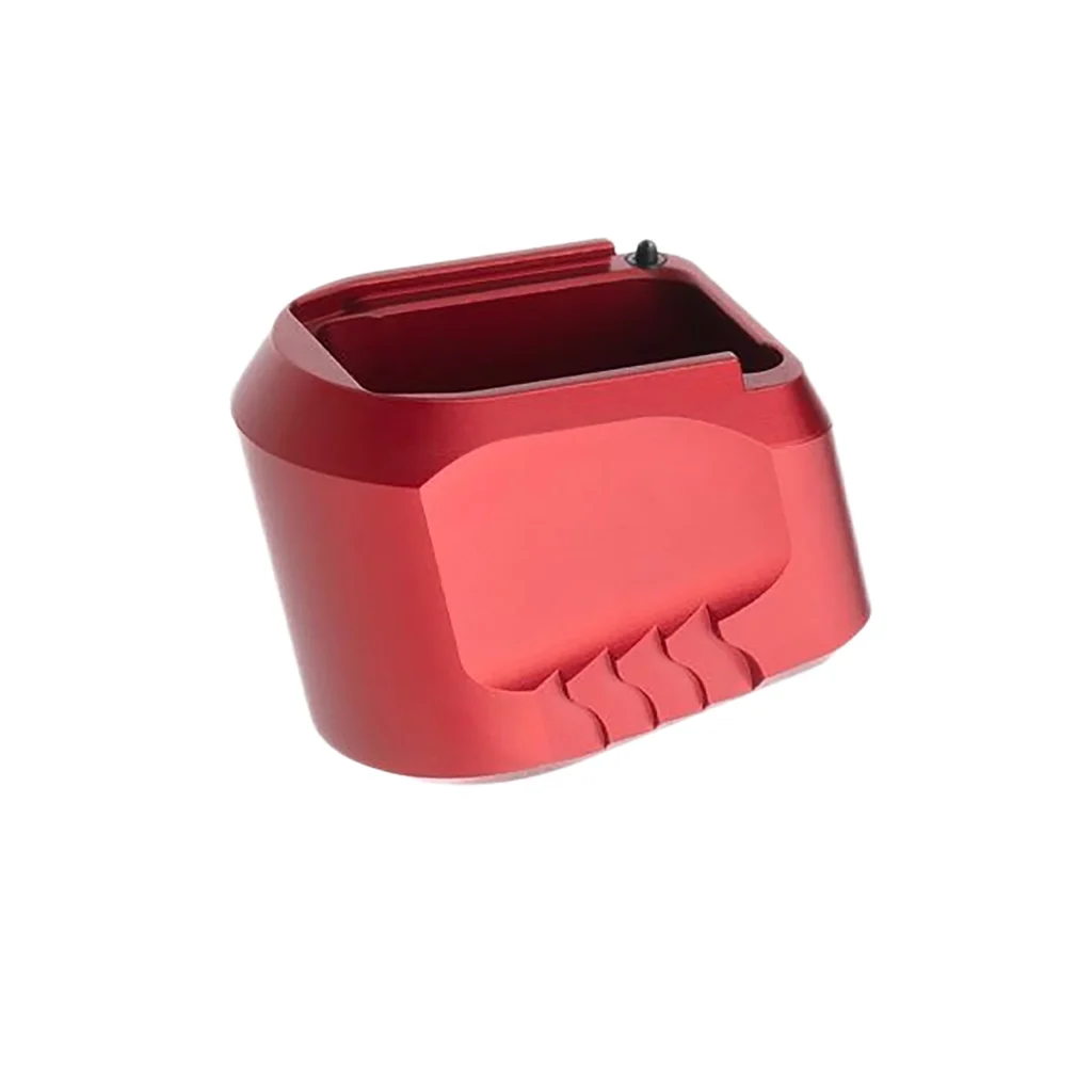 Tyrant CNC TDMPMAGEXFSRED  Magazine Extension Fits S&W M&P 9/40 5rd Compatible w/ Full-Size M&P 1.0/2.0 frames Red Aluminum | Elite Firearms