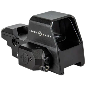 Sightmark SM26033R Ultra Shot R-Spec Black 1x 33x24mm, Illuminated Green/Red Multi Reticle/Red Laser Picatinny Rail Mount | Elite Firearms