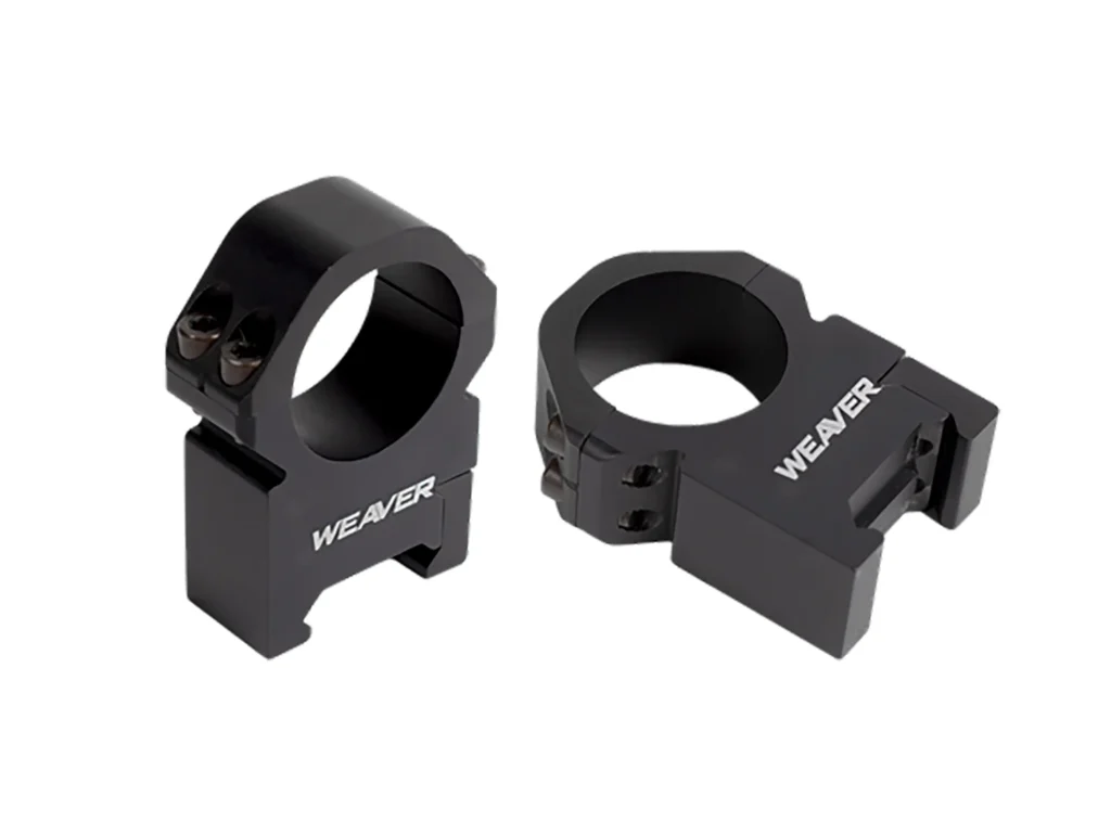 Weaver Mounts 48383 Precision  Black Aluminum 1" Tube Extra High | Elite Firearms