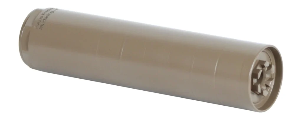 Fuqua Precision Machining CB556TIFDE Cheeze Boi 5.56/223 Flat Dark Earth Titanium 1/2x28" | Elite Firearms