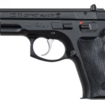 CZ-USA 91190 CZ 75 Compact 9mm Luger 14+1 3.75" Blued Steel Barrel, Black Serrated Steel Slide, Black Polycoat Steel Frame w/Beavertail, Black Plastic Grip | Elite Firearms