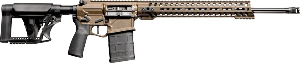 Patriot Ordnance Factory 01738 Prescott 6.5 Creedmoor 10+1 20" Patriot Brown Cerakote | Elite Firearms