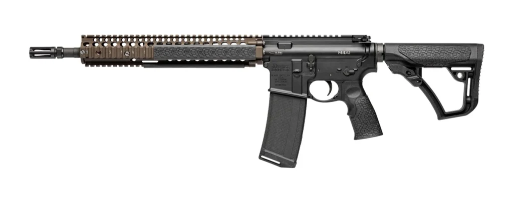 DD M4A1 556NATO 14.5"PB BLK/FDE 32RD | Elite Firearms
