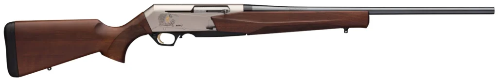 Browning 031047229 BAR MK3 Full Size 300 Win Mag 3+1 24" Blue Polished Sporter Barrel, Drilled & Tapped Engraved Matte Nickel Aluminum Receiver, Fixed Oiled Turkish Walnut Stock, Right Hand | Elite Firearms