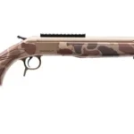 CVA CR4437DC Cascade Takedown 308 Win 1rd 20" Flat Dark Earth Cerakote Stainless Steel Threaded Barrel & Receiver w/Picatinny Rail, Duck Camo Synthetic Stock | Elite Firearms