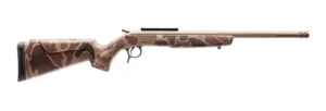 CVA CR4437DC Cascade Takedown 308 Win 1rd 20" Flat Dark Earth Cerakote Stainless Steel Threaded Barrel & Receiver w/Picatinny Rail, Duck Camo Synthetic Stock | Elite Firearms