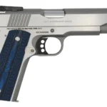 Colt Mfg O5070GCL Gold Cup Lite 45 ACP 8+1 5" Stainless National Match Barrel, Stainless Steel Serrated Slide, Stainless Steel Frame w/Beavertail, Blue Scalloped G10 Grip, Ambidextrous | Elite Firearms