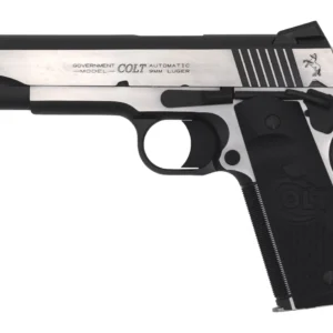 Colt Mfg O1072CEOR Combat Elite Government Full Size 9mm Luger 9+1 5" Stainless National Match Barrel Two-Tone Elite Stainless Steel Optic Ready/Serrated Slide & Frame w/Beavertail, Ambidextrous