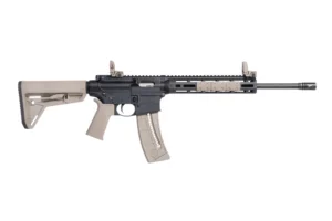 Smith & Wesson 10210 M&P15-22 Sport 22 LR Caliber with 25+1 Capacity, 16.50" Barrel, Matte Black Metal Finish & Adjustable Magpul MOE SL Flat Dark Earth Stock Right Hand | Elite Firearms