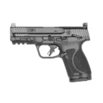 Smith & Wesson 13568 M&P M2.0 Compact 9mm Luger 15+1, 4" Black Armornite 4" Stainless Steel Barrel & Optic Ready/Serrated Slide, Matte Black Polymer Frame w/Picatinny Rail | Elite Firearms