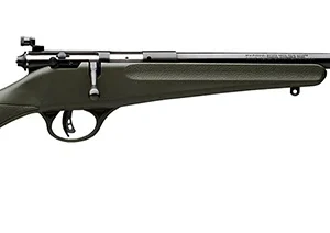 Savage Arms 13790 Rascal  22 LR Caliber with 1rd Capacity, 16.12" Barrel, Blued Metal Finish & Green Synthetic Stock Right Hand (Youth)