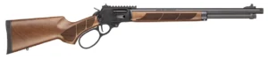 Smith & Wesson 13811 1854  45 Long 9+1 19.25" Black Armornite Threaded Barrel, Black Armornite Picatinny Rail Stainless Steel Receiver, Fixed Walnut w/Textured Grip Panels Stock, Large Loop | Elite Firearms