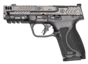 Smith & Wesson 13989 M&P9 2.0 Compact Frame 9mm 15+1 4.22" Stainless Armornite Gray Stainless Steel Slide Black Textured Grip | Elite Firearms