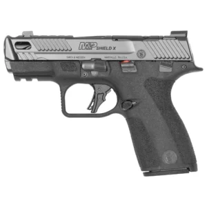 S&W PC M&P 9 Shield X Carry Comp Handgun 9mm Luger 10rd Magazines(2) 3.6" Comp Barrel Thumb Safety Black | Elite Firearms