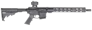 S&W M&P 15 Sport III Compliant Rifle Bundle 5.56mm 10rd Magazine(1) 16" Barrel M-LOK Handguard Black w/CTS-106 Red Dot A2 Flash | Elite Firearms