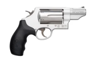 Smith & Wesson 160410 Governor 45 Colt (LC) Or 2.50" 410 Gauge, 2.75" Stainless Barrel, 6rd Stainless Cylinder, Matte Silver Scandium Alloy Z-Frame, Black Polymer Grip | Elite Firearms
