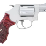 Smith & Wesson 170349 Model 637 Performance Center Enhanced Action 38 S&W Spl +P 5 Shot 1.88" Stainless Steel Barrel/Cylinder, Matte Silver Aluminum Alloy J-Frame, Custom Wood Grip, Internal Lock | Elite Firearms