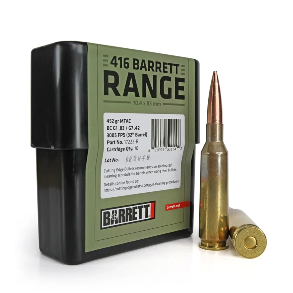 BARRETT .416B RANGE 452GR MTAC 10/80