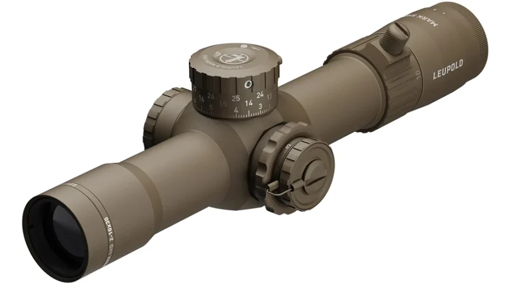 Leupold 179709 Mark 5HD Flat Dark Earth 2-10x30mm, 35mm Tube M5C3 Illuminated FFP CMR-MIL Reticle | Elite Firearms
