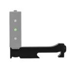 Mdt Sporting Goods Inc 109940BLK Vertical V-Mount Extended Black Aluminum Compatible w/ Send It Gen2 | Elite Firearms