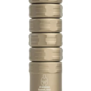 Jk Armament JK155RPX9KFDE RPX 155 9mm 1.55″ Flat Dark Earth Aluminum/Titanium 1/2″x28