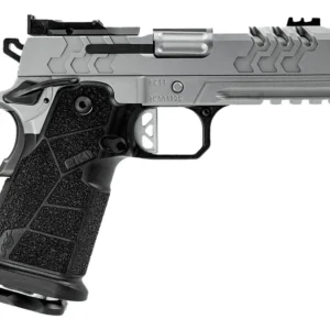 Kimber Mfg, Inc 3500075 2K11 Pro Compact 9mm Luger 19+1 4.25" Matte Stainless Steel Compensated Barrel & Lightening Cut/Optic Ready/Serrated Slide, Matte Stainless Steel Frame w/Beavertail & Picatinny