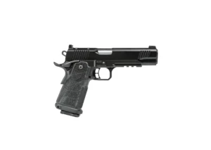 Kimber Mfg, Inc 3600307 DS Warrior 9mm Luger 10+1 5" Matte Stainless Barrel, KimPro Black Optic Ready/Serrated Slide Optic Cut/Serrated Slide, Black Stainless Steel Frame w/Beavertail & Picatinny Rail | Elite Firearms