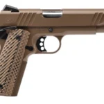 Bersa B1911 Handgun .45 ACP 8rd Magazine 5" Barrel FDE with VZ Grips Night Sight | Elite Firearms
