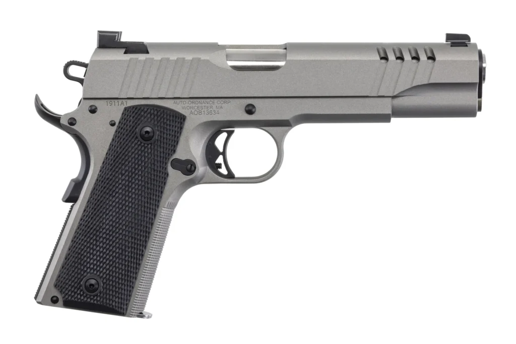 AUTO-ORDNANCE - THOMPSON 1911 45ACP STAINLESS 7+1 NS | Elite Firearms