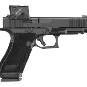 Glock P61750B01DC8A3 G17 Gen6 w/Aimpoint Full Size 9mm Luger 10+1 4.49" Black GMB Barrel, Black nDLC Steel Serrated w/Optic Slide, Black Polymer Frame w/Accessory Rail, Interchangeable Backstrap Grip,