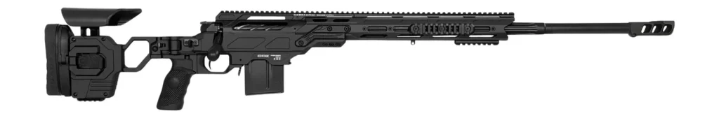 Cadex Inc CDX30LITE6524BR20I2B1N CDX-30 Lite 6.5 Creedmoor 10+1 24" Black DLC Fluted Threaded Barrel, Black Cerakote Receiver w/Picatinny Rail, M-LOK Handguard, Black Adjustable Folding Buttstock, Bla | Elite Firearms