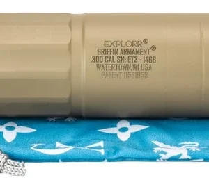 Griffin Armament GAET3FDE-W Explorr 7.62mm 1.50″ Flat Dark Earth Stainless Steel