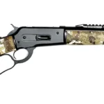 Taylors & Company 210317 1886 Journey 45-70 Gov 5+1 19" Threaded, Black Cerakote Barrel/Rec, Camo Furniture, Adj. Cheekrest Stock, Fiber Optic Sight with Optic Mount, Scope Mount | Elite Firearms