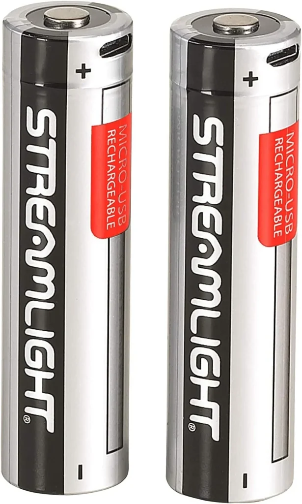 Streamlight 22102 SL-B26 Rechargeable Li-Ion 2600 mAh Fits PolyTac/ProTac/Siege Charges w/Battery Charger/Micro USB Cord 2 Pack | Elite Firearms