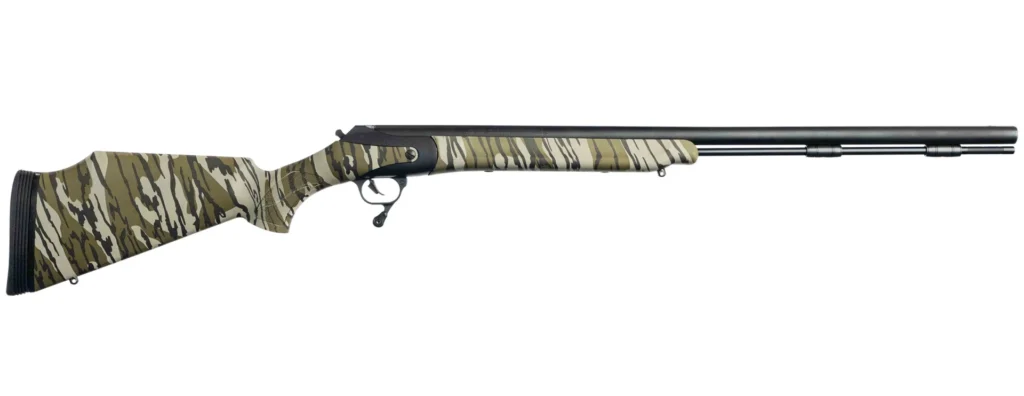 Thompson Center Triumph Muzzleloader Nitride/Mossy Oak Bottomland FlexTech Stock 50 Cal | Elite Firearms