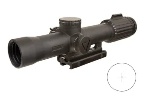 Trijicon 2400003 VCOG 1-8x 28mm Obj 109.20-13.10 ft @ 100 yds FOV Matte Black Finish LED Illuminated Red Segmented Circle w/Crosshair MRAD Dot | Elite Firearms