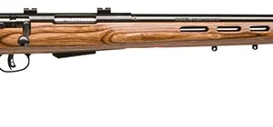 Savage Arms 18529 25 Lightweight Varminter-T 204 Ruger 4+1 Cap 24" Matte Black Rec/Barrel Natural Brown Laminate Fixed Thumbhole Stock Right Hand (Full Size) with Detachable Box Magazine