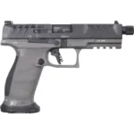 Walther Arms 2877503 PDP Pro SD 9mm Luger 18+1 5.10" Threaded Barrel, Black Optic Cut/Serrated Slide, Tungsten Gray Polymer Frame with Pic. Rail, Performance Duty Grip, Flared Magwell | Elite Firearms