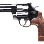 Smith & Wesson 150254 Model 29 Classic 44 Rem Mag or 44 S&W Spl Blued Carbon Steel 4" Barrel, 6rd  Cylinder & N-Frame, Checkered Square Butt Walnut Grip | Elite Firearms