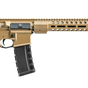 FN 36100676 FN 15 DMR3 5.56x45mm NATO 18" Barrel 30+1, FDE Cerakote Receiver, Black OEM Stock & Grip, Optic Ready