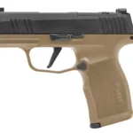 Sig Sauer 365X9CTXR3P P365X  Micro-Compact Frame 9mm Luger 12+1 3.10" Steel Barrel, Optic Ready/Serrated Slide, Coyote Tan Stainless Steel Frame w/Accessory Rail, Polymer Grip | Elite Firearms