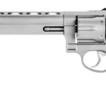 Taurus 2-440089 44 44 Rem Mag Caliber with 8.37" Ported Barrel, 6rd Capacity Cylinder, Overall Matte Finish Stainless Steel, Finger Grooved Black Rubber Grip & Adjustable Rear Sight | Elite Firearms