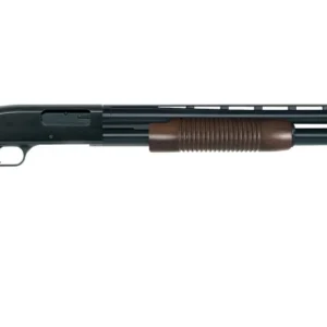 Mossberg 50430 500 Retrograde-Field 12 Gauge 3" 5+1 28" Barrel, Matte Blued Metal Finish, Walnut Stock w/Checkered Grip & Corncob Forend, Dual Bead Sight, Accu-Set Chokes