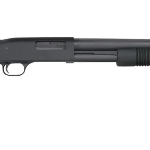 Mossberg 50778 590 Tactical 12 Gauge 6+1 3" 18.50" Cylinder Bore Barrel, Matte Blued Metal Finish, Dual Extractors, Drilled & Tapped Receiver, Synthetic Stock