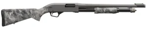 Winchester Repeating Arms 512450695 SXP Hybrid Defender 20 Gauge 3" Chamber 5+1 (2.75") 18", Gray Barrel/Rec, TrueTimber Midnight Synthetic Furniture, Fiber Optic Front | Elite Firearms