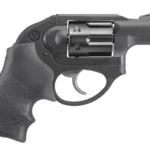 Ruger 5452 LCR  Small Frame 327 Federal Mag 6 Shot, 1.87" Matte Black Steel Barrel, Black PVD Cylinder, Matte Black Stainless Steel Frame, Black Hogue Tamer Monogrip, Shrouded Hammer | Elite Firearms