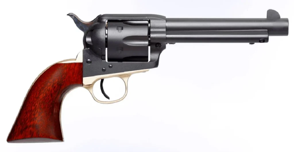 Taylors & Company 550431 Old Randall 45 Colt (LC) Caliber with 5.50" Barrel, 6rd Capacity Cylinder, Overall Matte Blued Finish Steel & Walnut Grip | Elite Firearms